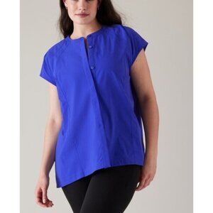 ATHLETA || Performance Poplin Popover